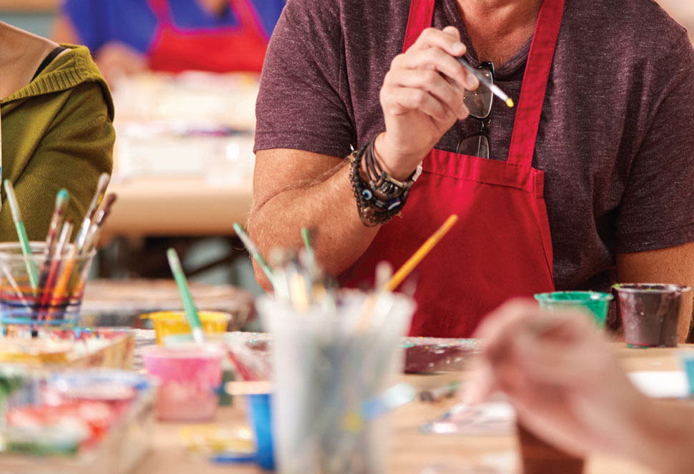 Essendon-Parkinsons-painting-classes Painting classes at Essendon Parkinsons Support Group